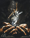 Endless Dance in the Father’s Hands - Black Background