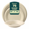 Bosnal – Sugarcane Bagasse Compostable 10 inch & 7 inch Round Plates with 16 Oz Bowls