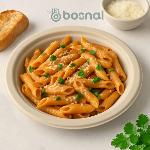 Bosnal – Sugarcane Bagasse Compostable 10 inch Round Plates with 16 Oz Bowls and Cutlery