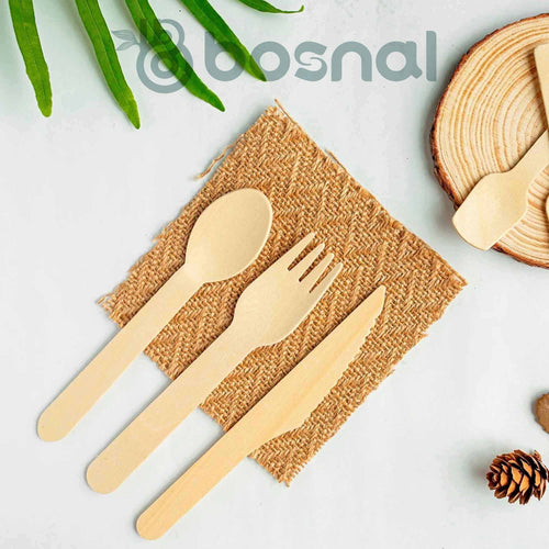 Bosnal – Sugarcane Bagasse Compostable 10 inch Round Plates with 16 Oz Bowls and Cutlery