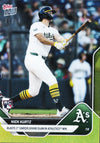 2025 Topps Now Nick Kurtz #401 Gold Foil /50 Athletics Rookie RC Baseball Card