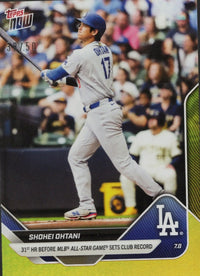 2025 Topps Now Shohei Ohtani #403 Gold Foil /50 Los Angeles Dodgers Baseball Card