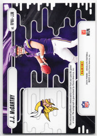 2024 Panini Absolute JJ McCarthy #RPMAJJM Rookie Premiere Patch Auto /299 Rookie RC Football Card