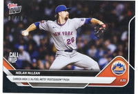 2025 Topps Now Nolan McLean #771 Black Foil /10 New York Mets Rookie RC Baseball Card
