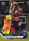 2025 Topps Now Tre Johnson #140 Gold Foil /50 Washington Wizards Rookie RC Basketball Card