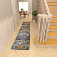 Premium Hand-Tufted Rug Made of 100% Wool  - Inca Fable - 2x6 Feet