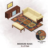 Premium Hand-Tufted Rug Made of 100% Wool  - Inca Myth - 6x9 Feet