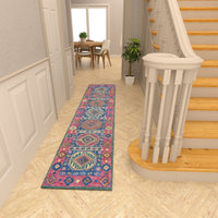 Premium Hand-Tufted Rug Made of 100% Wool  - Inca Myth - 2x10 Feet