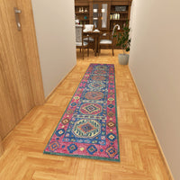 Premium Hand-Tufted Rug Made of 100% Wool  - Inca Myth - 2x8 Feet