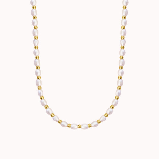 Isadora Pearl Necklace Caris Jewelry
