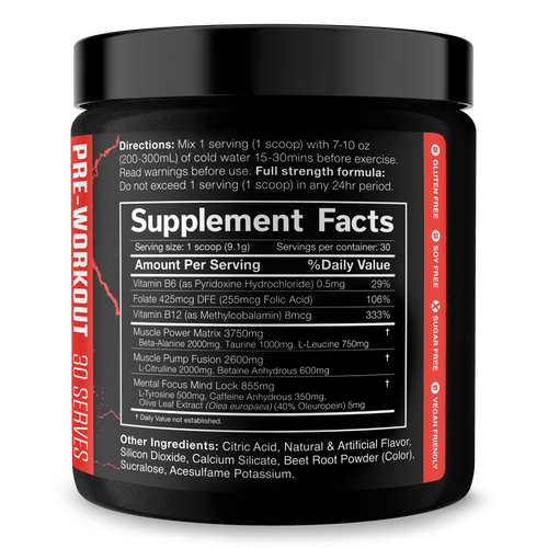 The Shadow! Pre-Workout
