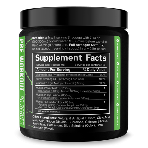 The Shadow! Pre-Workout