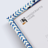 Picture Frame Taj Pattern Collection Bone Inlay Blue 4 Sizes