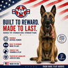 USA-K9 Magnum Stars and Stripes Rubber Dog Toy | K9 Handler Reward Toy | USA Made