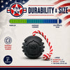 USA-K9 Magnum Stars and Stripes Rubber Dog Toy | K9 Handler Reward Toy | USA Made