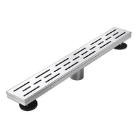Linear Shower Drain 32" with Removable Grate,Brushed Polished 304 Stainless Steel Shower Drain,Floor Shower Drain with Hair Strainer, Adjustable Levelingft