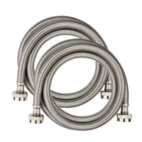 4ft Washing Machine Hose, Stainless Steel, Lead Free