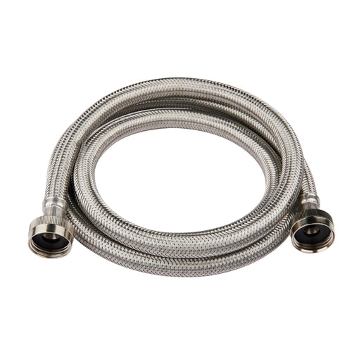 4ft Washing Machine Hose, Stainless Steel, Lead Free