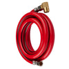 6ft Universal Dishwasher Hose, with Brass Elbow, Red PVC