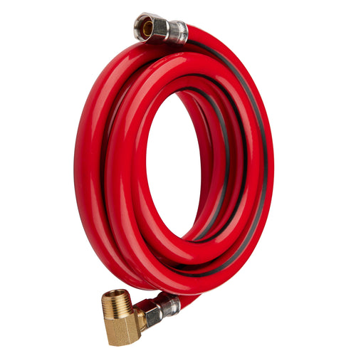 6ft Universal Dishwasher Hose, with Brass Elbow, Red PVC