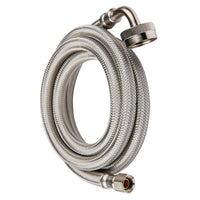 6ft Dishwasher Hose, with 90 Degree FGH Elbow Water Supply Line, Premium Braided Stainless Steel
