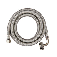 10ft Dishwasher Hose, with 90 Degree FGH Elbow, Water Supply Line, Premium Braided Stainless Steel Plumbingsell
