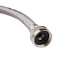 6ft Washing Machine Hose, with 90 Degree Elbow, Stainless Steel
