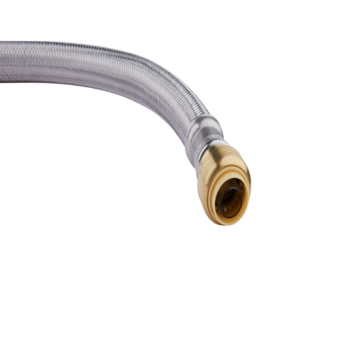 3/4" Push fit x 3/4" FIP, 18" Flexible Water Heater Connector Hose