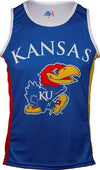 Kansas University Jayhawks Men's RUN/TRI Singlet (XS, S, L, XL, 2XL, 3XL)