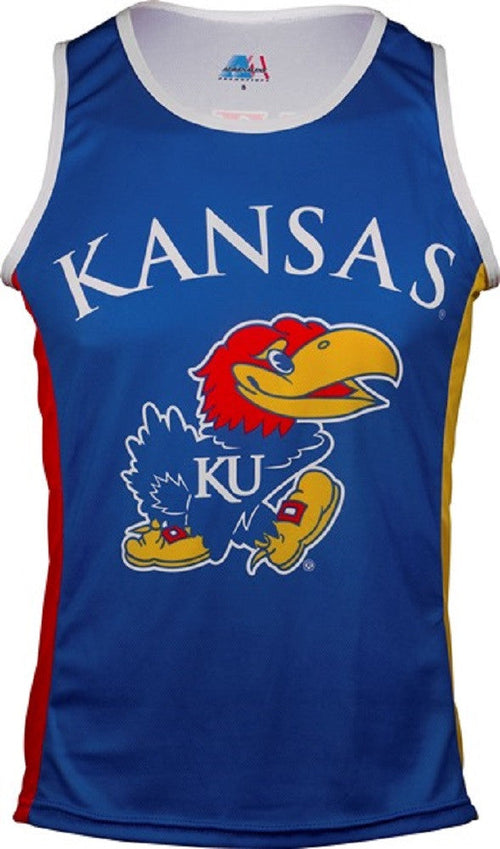 Kansas University Jayhawks Men's RUN/TRI Singlet (XS, S, L, XL, 2XL, 3XL)