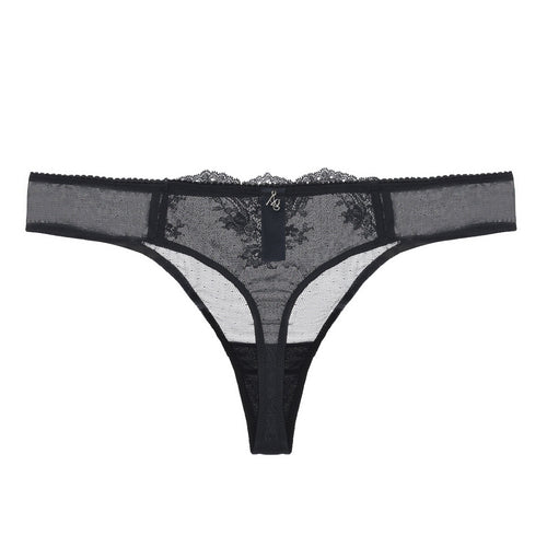 Kim Stretch Lace & Mesh Thong