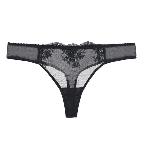 Kim Stretch Lace & Mesh Thong