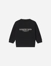 Kingdom Club Black Kids Crewneck