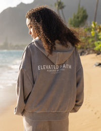 Kingdom Club Brown Full-Zip Hoodie