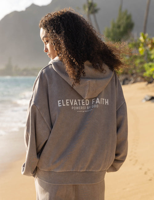 Kingdom Club Brown Full-Zip Hoodie