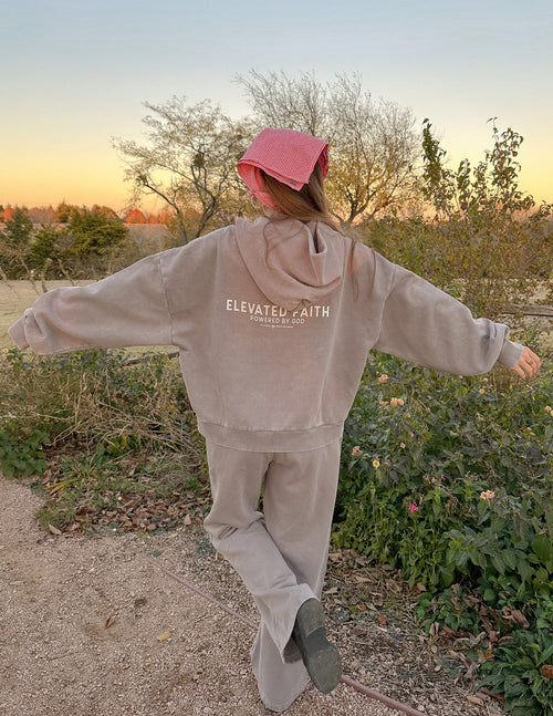 Kingdom Club Brown Full-Zip Hoodie