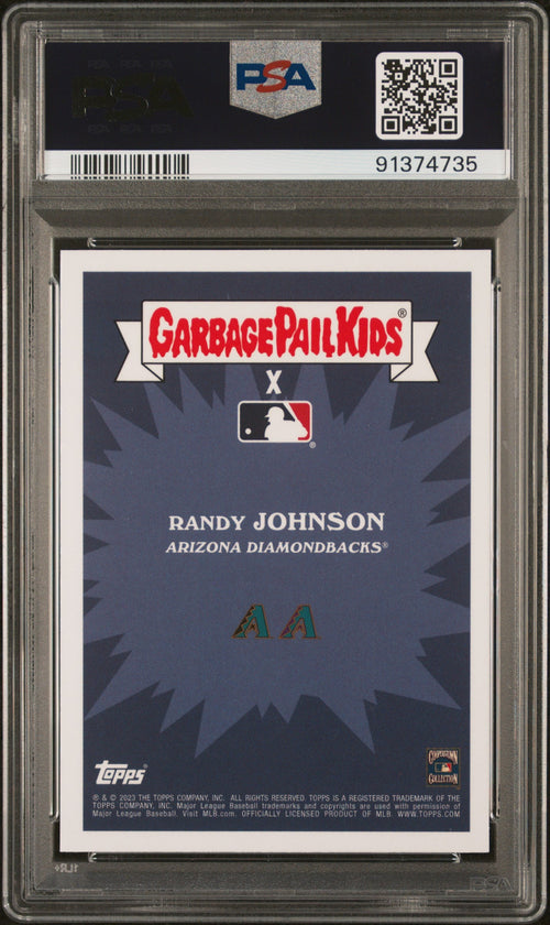 Graded 2023 Topps Garbage Pail Kids Randy Johnson #14A Retribution Randy Baseball Card PSA 10 Gem Mint