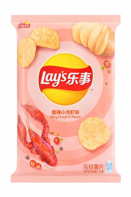 Lay's Spicy Crayfish (70g) (China) 6-Pack