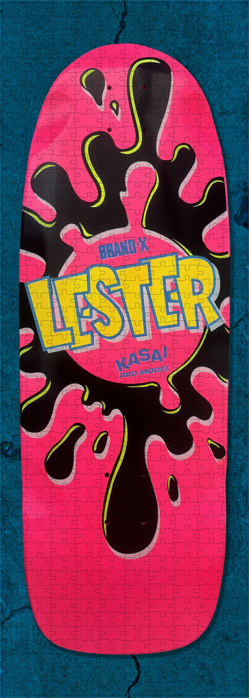 Lester Kasai Sk8zzle Skateboard Puzzle 12"x34"