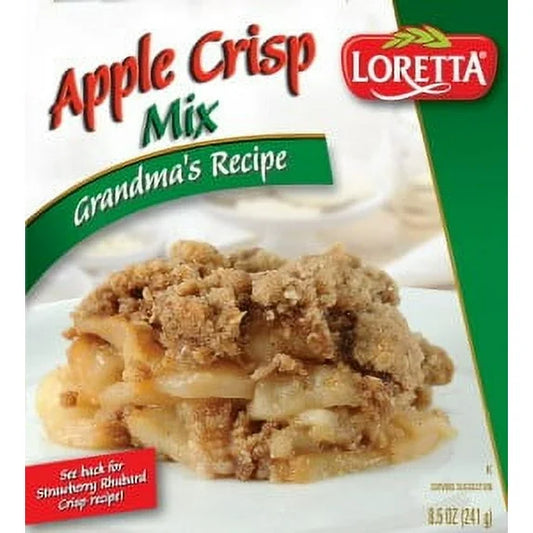 Loretta Apple Crisp Mix – Grandma’s Recipe – 8.5 oz