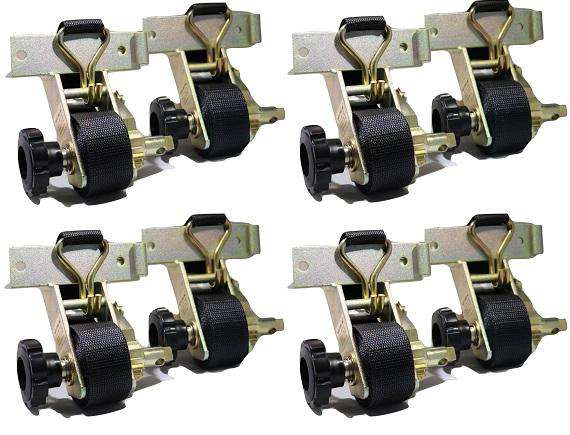 Ladder Rack Ratchet Straps 8 PACK | LRS-8WG RatchetStrap.Com