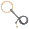 Pet Life ® 'Ever-Craft' Boutique Series Beechwood and Leather Designer Dog Leash