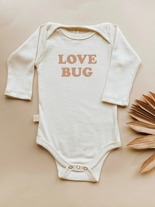 Love Bug Organic Bodysuit Long Sleeve