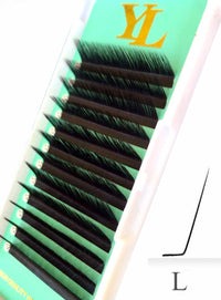 L curl lashes (70-degree, 30-degree)  【Best Quality Ever】0.03mm 0.05mm Cashmere Extra Matte Dark Black Lashes