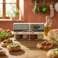 Artigiani dei Sapori, 4 Pack, Bruschetta Set "La Bruschetteria", each 1.3oz (36g)