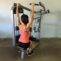 Classic Lat Pulldown - Muscle D Fitness -  Adjustable Seated - Pin Selectorized