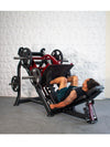 Pro Strength Linear Bearing Leg Press - Muscle D Fitness - Adjustable Back Pad - Plate Loaded