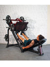 Pro Strength Linear Bearing Leg Press - Muscle D Fitness - Adjustable Back Pad - Plate Loaded