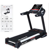 Light Commercial Treadmill - Muscle D Fitness - LED Display - Heart Rate Monitor - Cup Holder - Adjustable Speed and Incline
