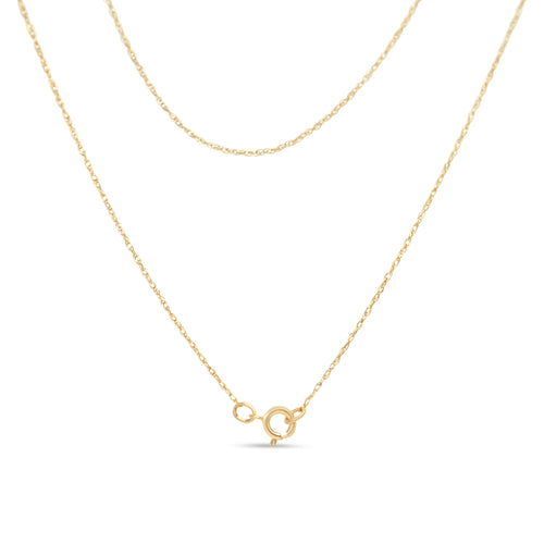 14K Yellow Gold Plated .925 Sterling Silver 1/4 Cttw Round and Baguette-Cut Diamond Composite Heart 18" Pendant Necklace (H-I Color, SI2-I1 Clarity)